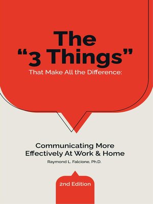 cover image of The "3 Things" That Make All the Difference